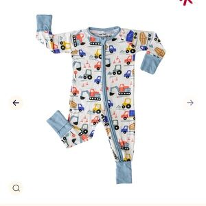 Little Sleepies NWT Construction Zippy 3T
